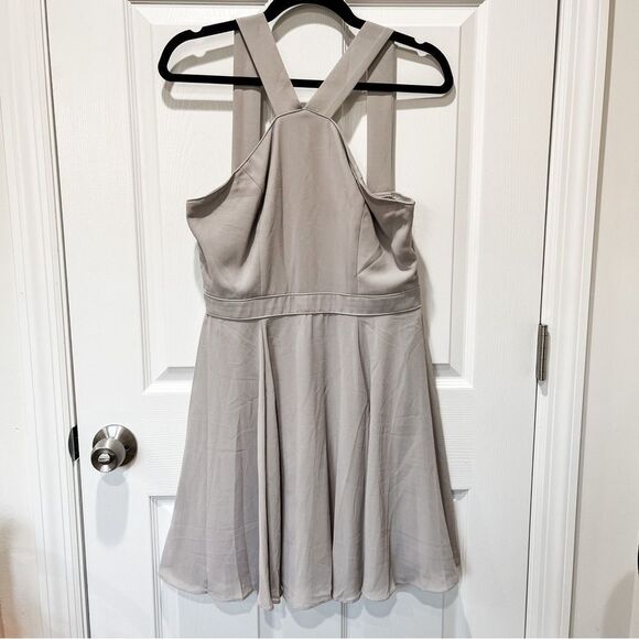 Grey Skater Dress - Picture 9 of 10